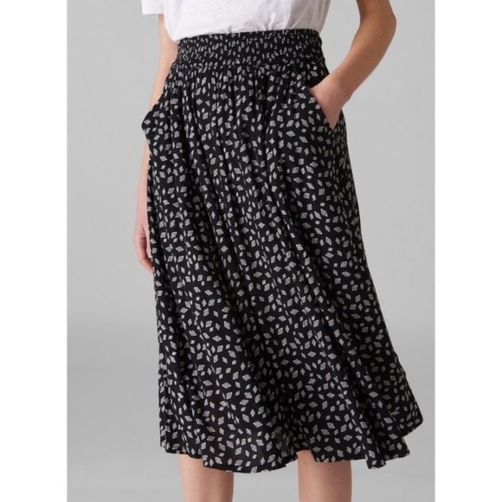 Whistles Gobi Print Textured Skirt - NWT